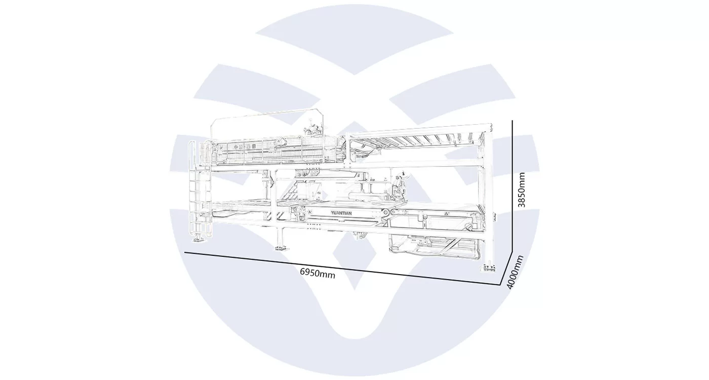 Double Layer Automatic Tape Edge Machine