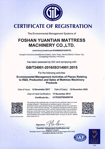 QUALIFICATION CERTIFICATE